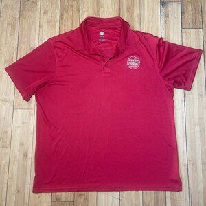 Red Kap Reyes Coca Cola Bottling Polo Red Shirt Men Sz XL